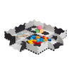 34-TLG.PUZZLEMATTE - Schwarz/Weiß, Kunststoff (31.5/31.5cm) - Relaxdays