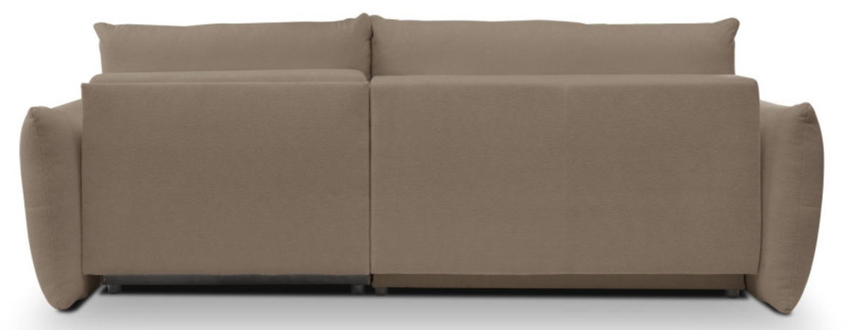 ECKSOFA Caffe Latte BOSE Mit Schlaffunktion Rechts - Beige/Braun, Textil (177/257cm) - Sepro Meble