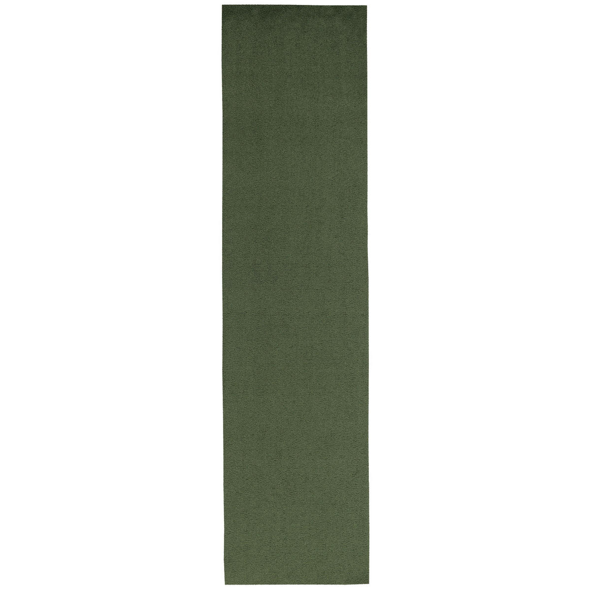 LUXUS LÄUFER HOCHFLOR SHAGGY TEPPICH VELVET - Grün, Textil (80/160cm) - Snapstyle