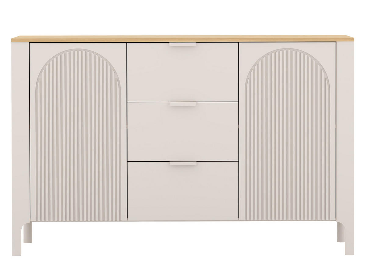SIDEBOARD Marbella 01 - Kaschmir, Holzwerkstoff/Metall (154/96/41cm) - MIRJAN24