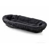 BESTECKKORB Sino Schwarz 28/12/6 cm Holz - Schwarz, Holzwerkstoff (12/6/28cm) - Mondex
