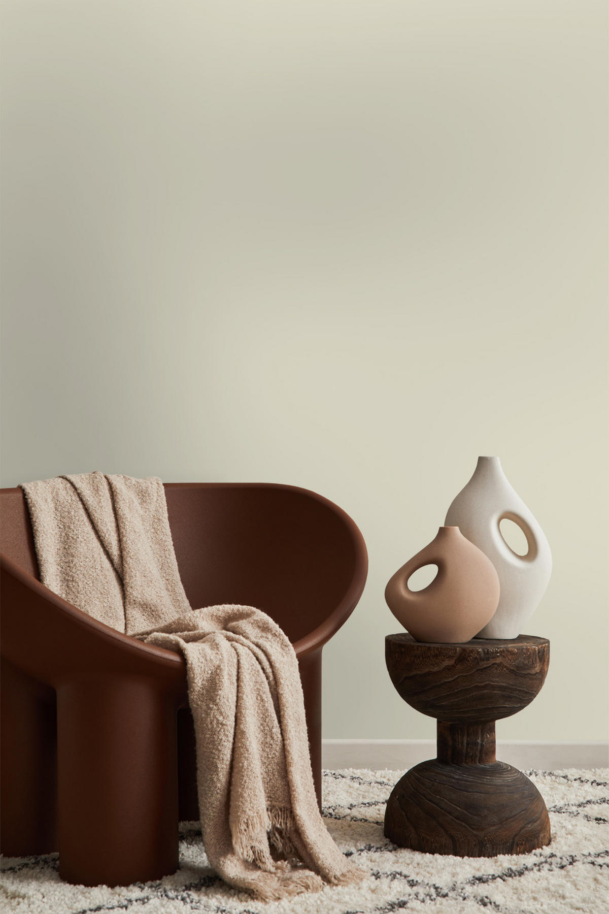 TAPETE Uni 53 cm x 10.05 m - Beige, Papier (53/1000cm) - Origin Wallcoverings