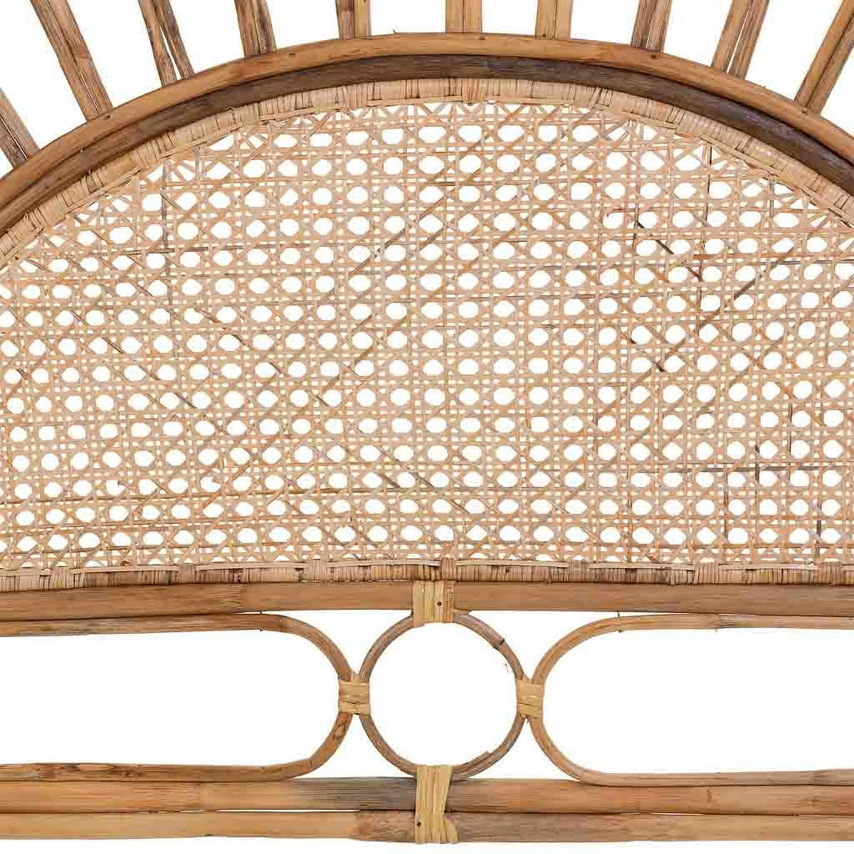 KOPFTEIL aus Rohrgeflecht 178x02x127 cm - Braun, Naturmaterialien (178/2cm) - Wanderlust