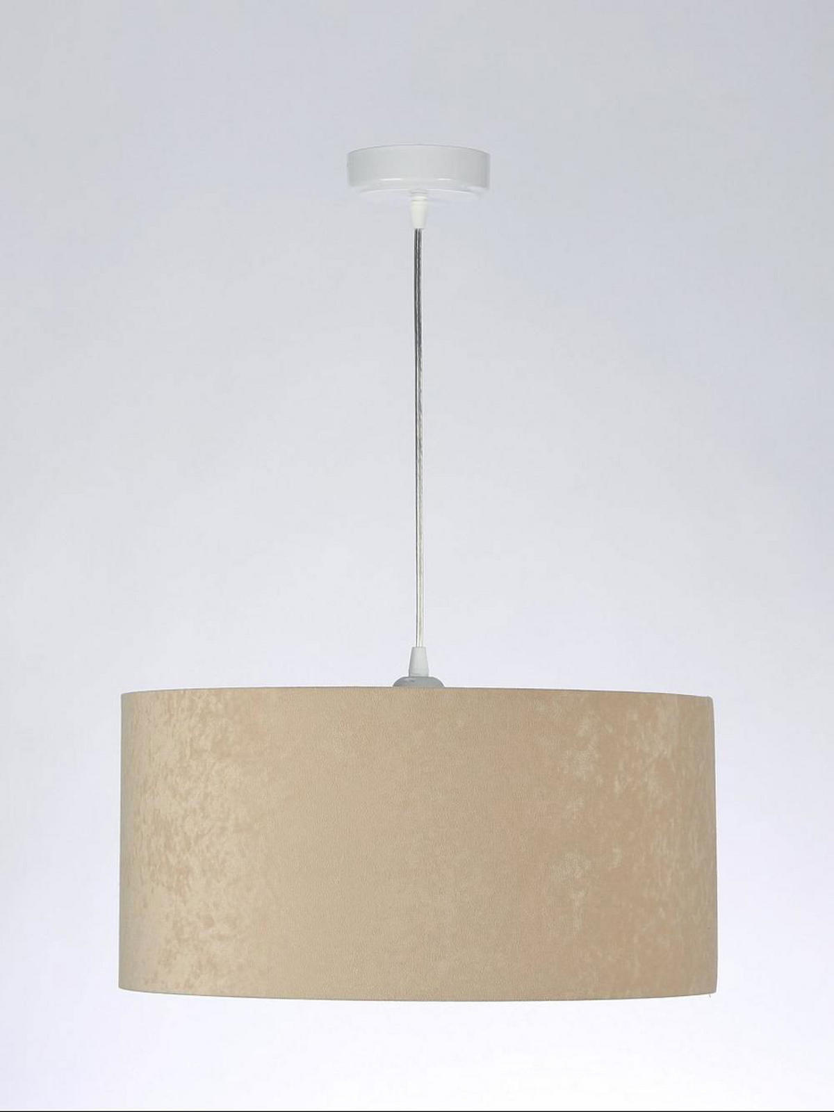 HÄNGELEUCHTE Weiß 30/20 cm - Beige/Weiß, Kunststoff (30/0.45/20cm) - ONZENO