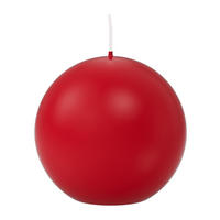 KUGELKERZEN Rot Ø 70 mm, 12 Stück - Rot, Paraffin (7/7/7cm) - Wiedemann Kerzen