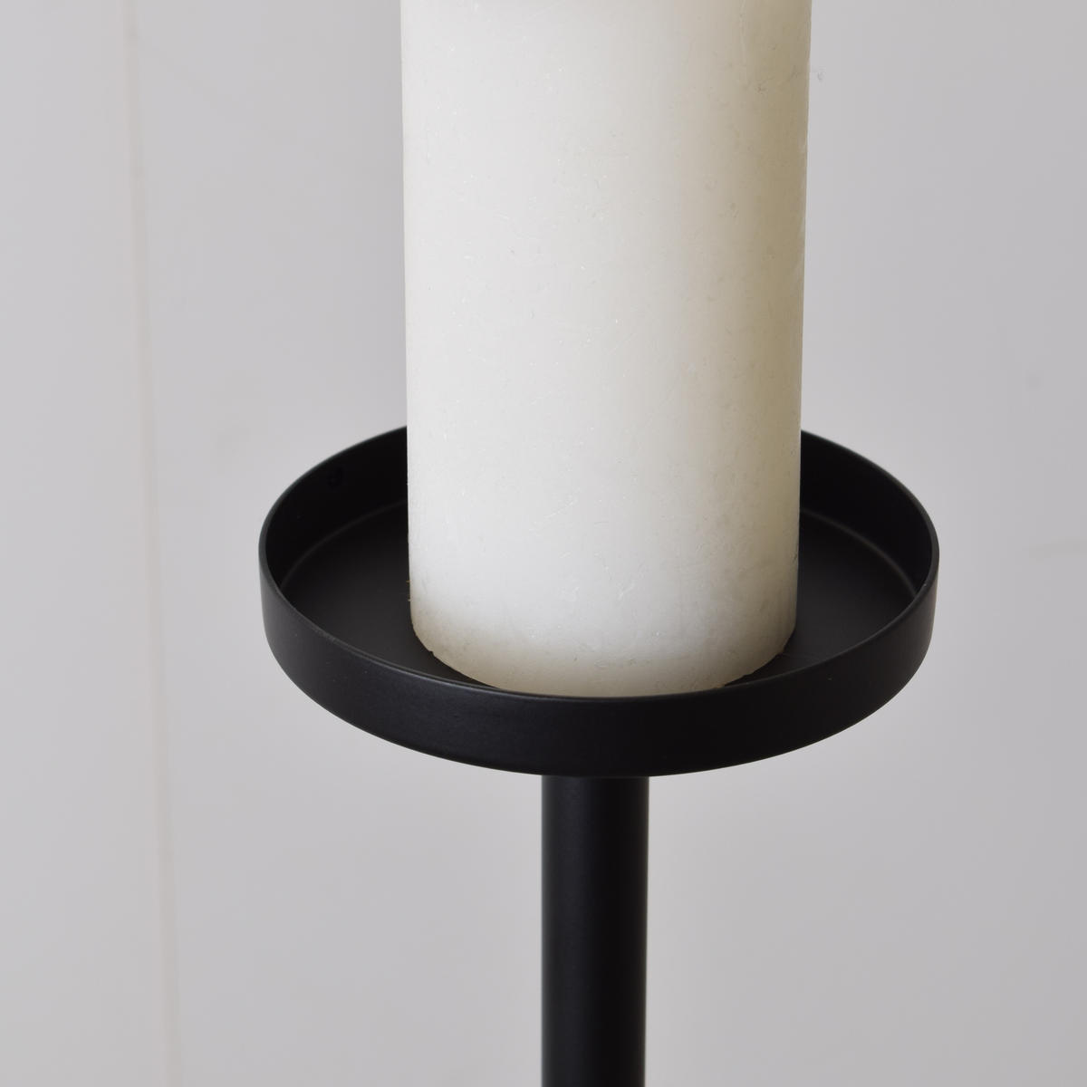 BODENKERZENHALTER Ambi - Schwarz, Metall (20/120/20cm) - LOFT42