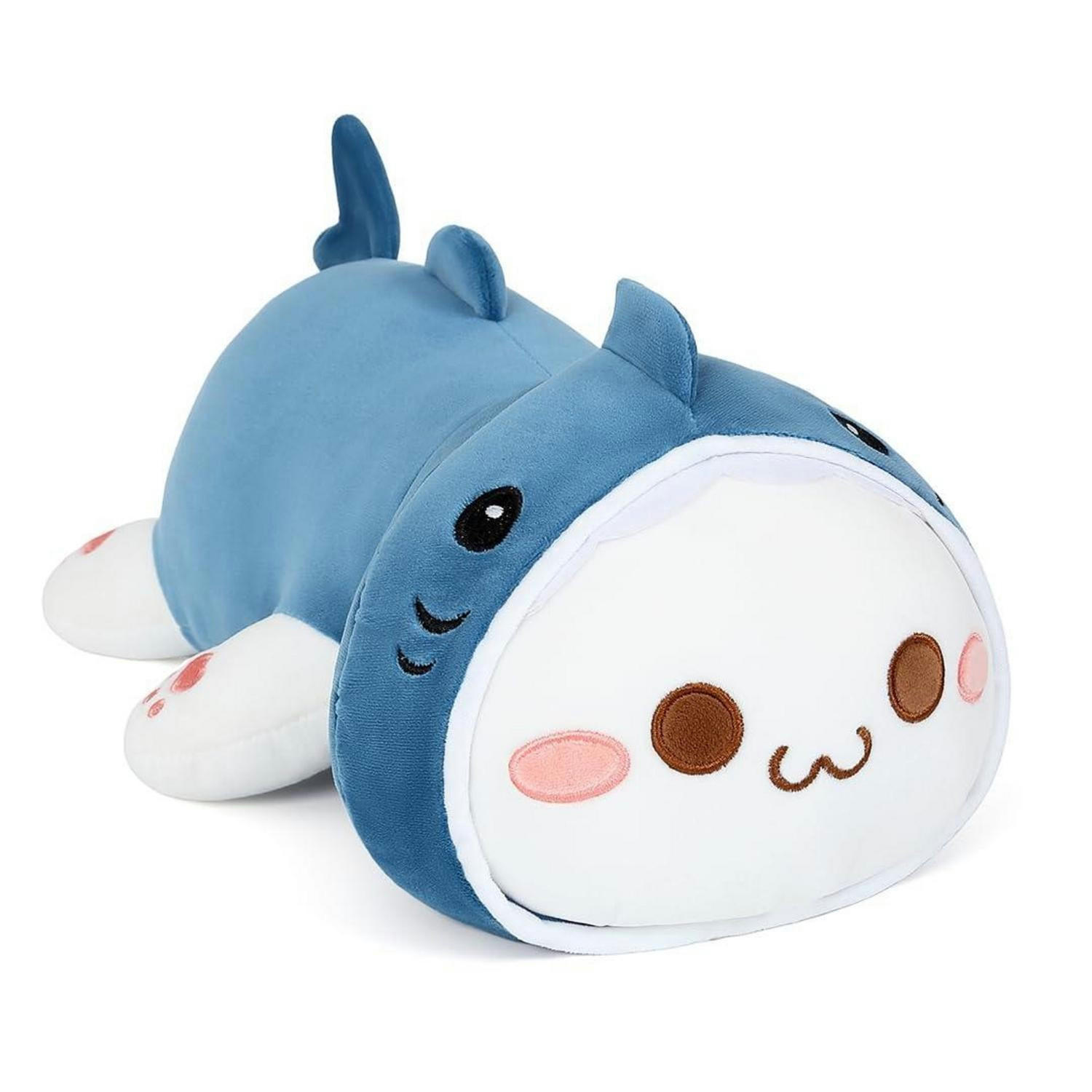PLÜSCHTIER Hai Katze 30 cm - Blau, Textil (20/30cm)