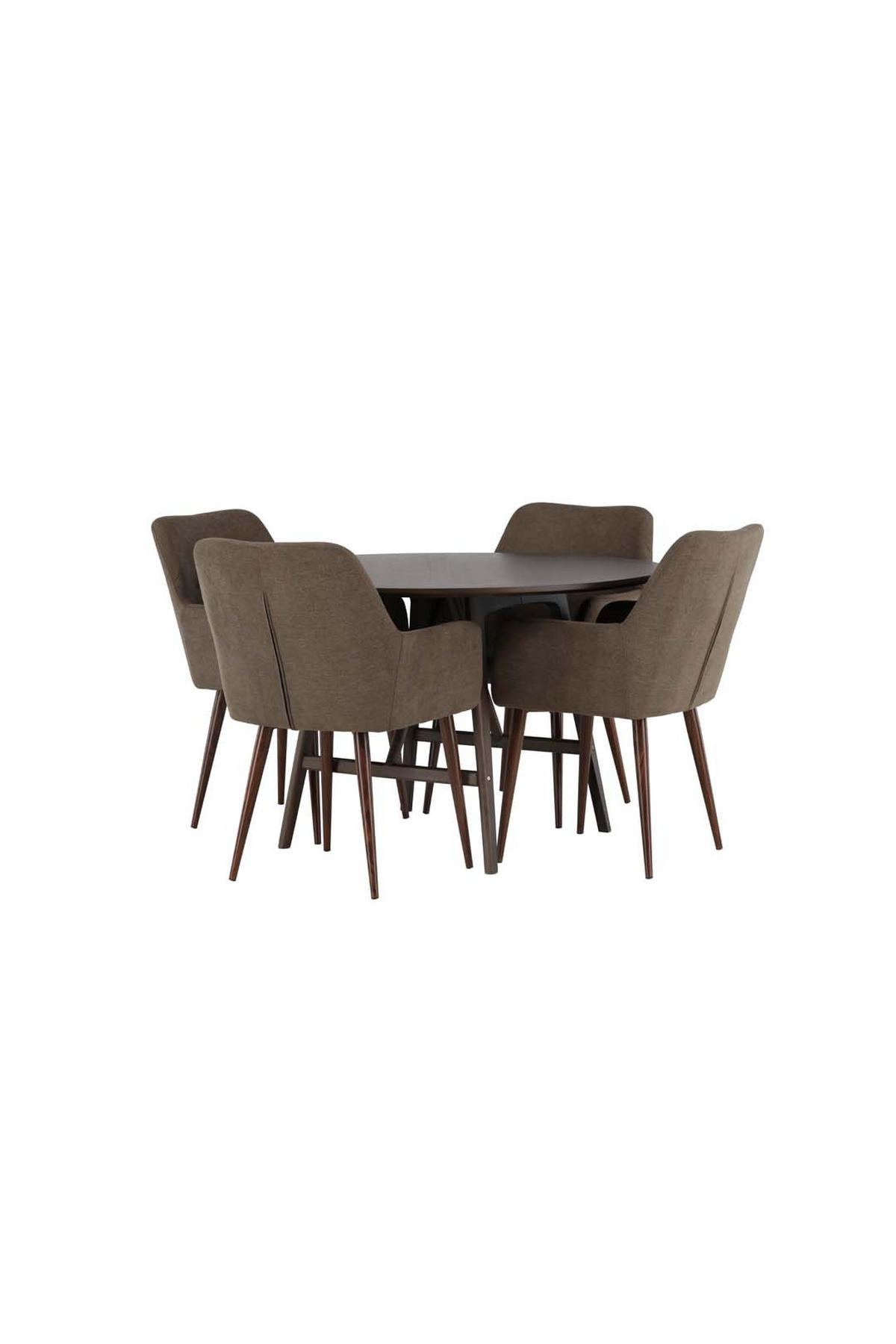 TISCHGRUPPE Braun - Braun, Holzwerkstoff (100/75/100cm) - ebuy24