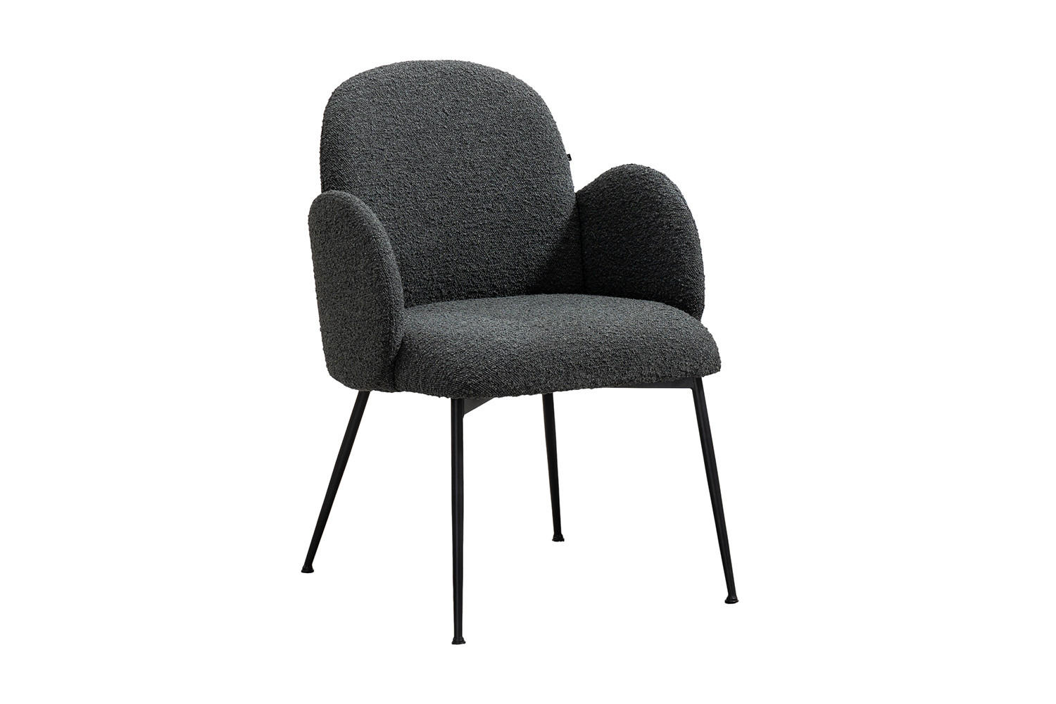 ESSZIMMERSTUHL DEON Schwarz Webstoff - Schwarz, Textil (59/84/62cm) - KAWOLA