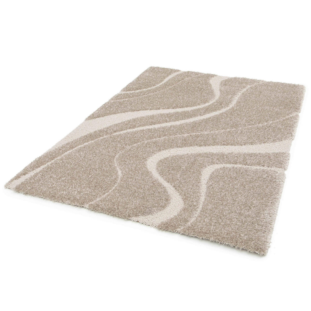 TEPPICH, Taupe - Taupe, Textil (160/230cm) - Oviala