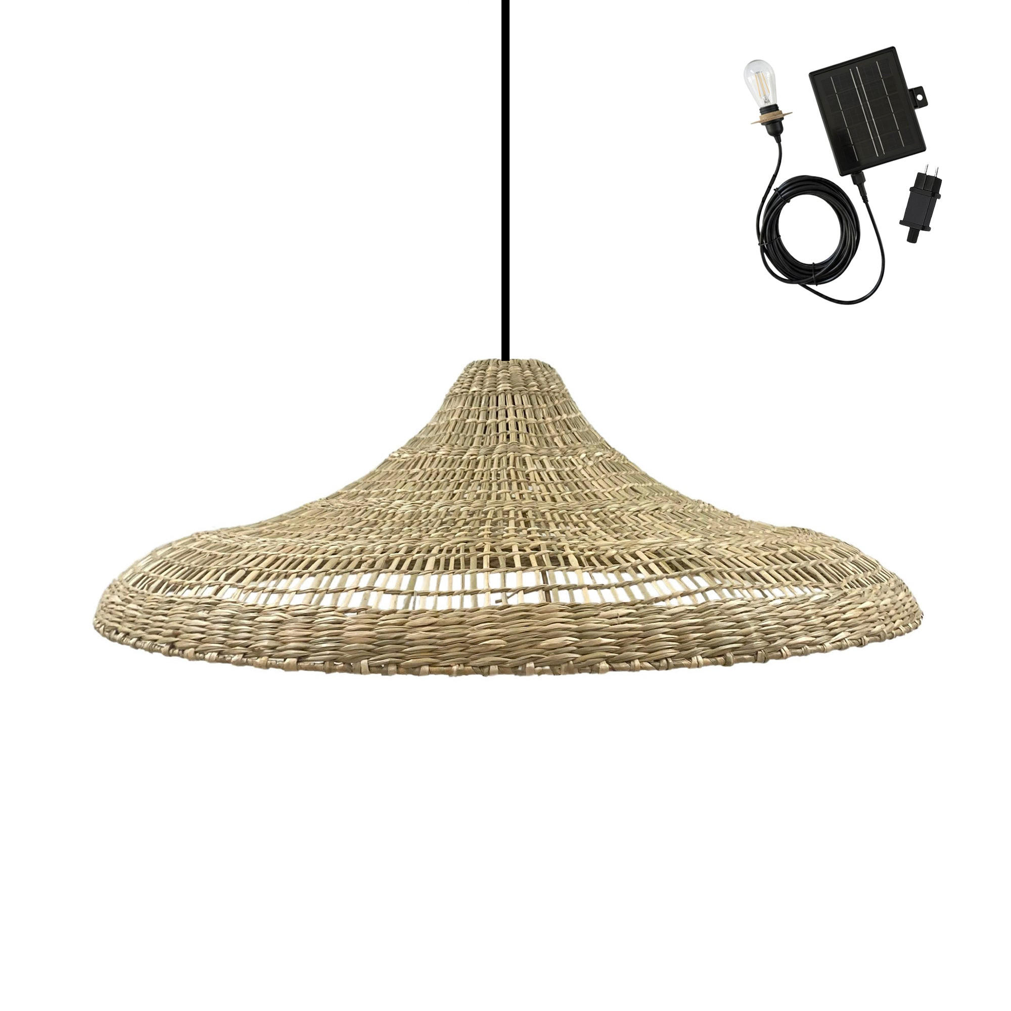 Lumisky Solaranhänger Beige 70x22x70 cm