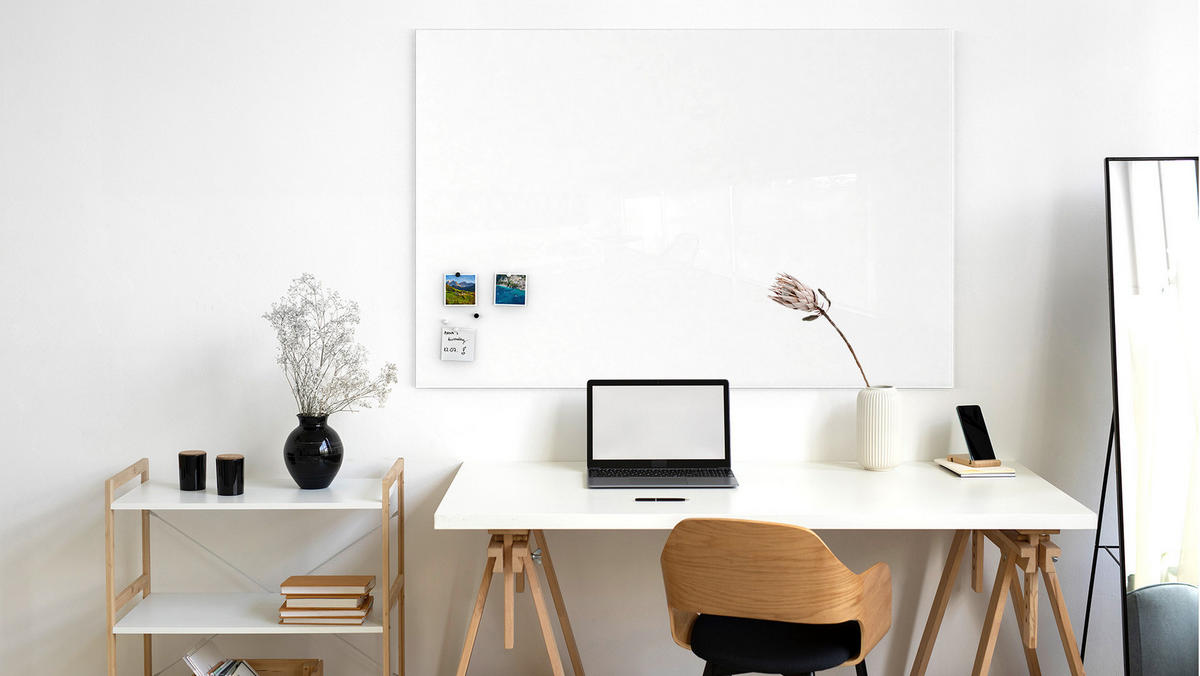 GLASBOARD - Premium SUPERWHITE Perlweiß 150x100cm - Weiß, Glas (150/100/0.8cm) - ALLboards