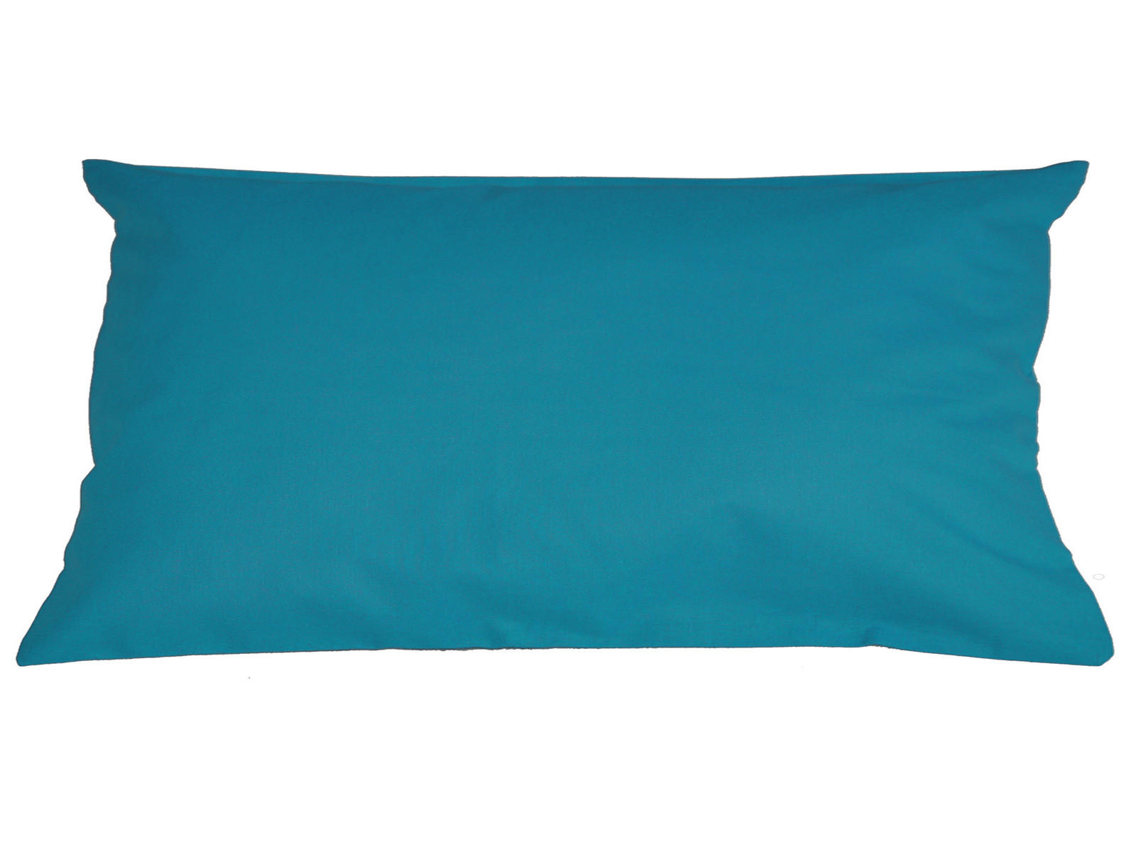KISSENBEZUG Basic 100% Baumwolle petrol 80/40 cm - Petrol, Textil (40/80cm) - beties Heimtextil