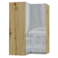 ECKHÄNGESCHRANK Avellino W14/60 Eiche Artisan / Grau Acryl Hochglanz 60 / 60 / 96cm - Eiche Artisan/Grau, Holz/Holzwerkstoff (60/96/60cm) - Feldmann-Wohnen