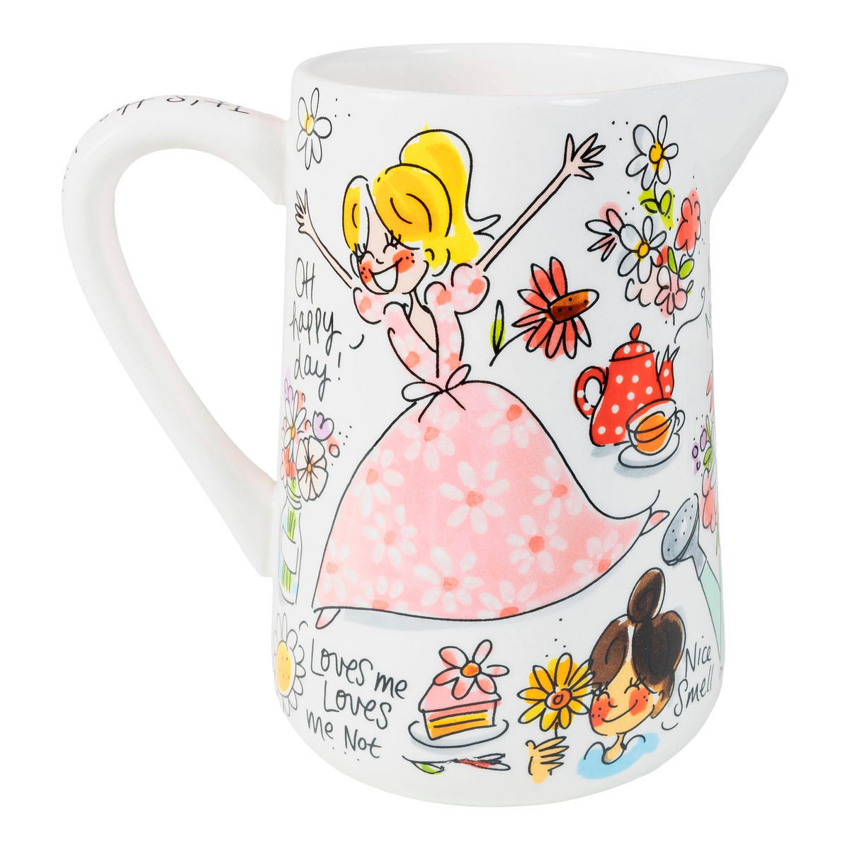 SAFTKANNE Kleine Dinge in Bunt - 1000 ml - Multicolor, Keramik (1L) - Blond Amsterdam