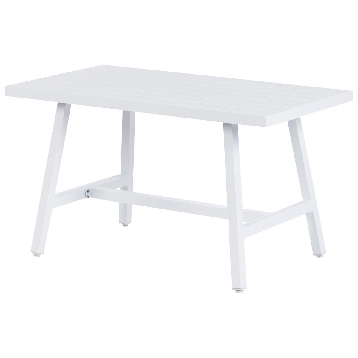 LOUNGE-SET Aluminium Grün Castella - Weiß/Grau, Metall - Beliani