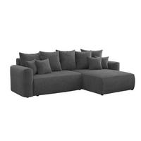 ECKSOFA BALI L - Schwarz/Grau, Holzwerkstoff (260/160cm) - Meblini