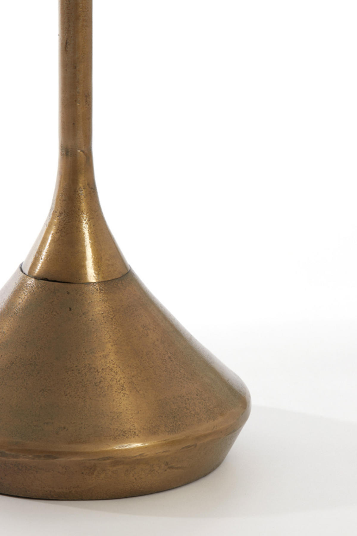 BEISTELLTISCH Dimphy Bronze Ø35/50 cm - Bronzefarben, Metall (35/35/50cm) - Light & Living