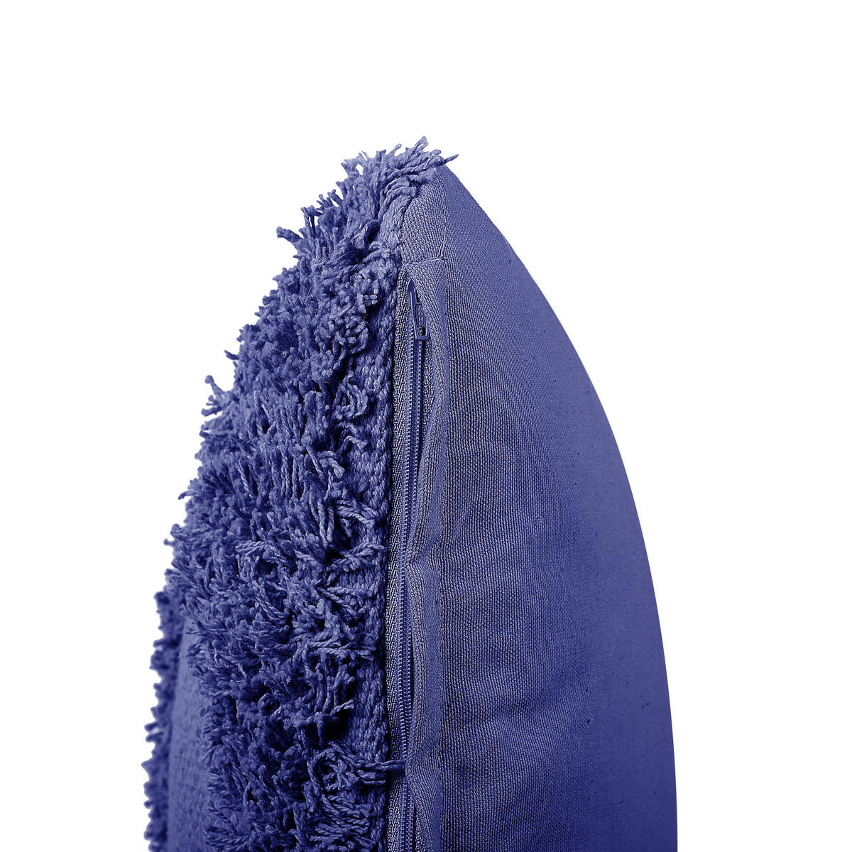 DEKOKISSEN Purpur 45/45 cm Rhoeo - Lila, Naturmaterialien/Textil (45/45cm) - Beliani