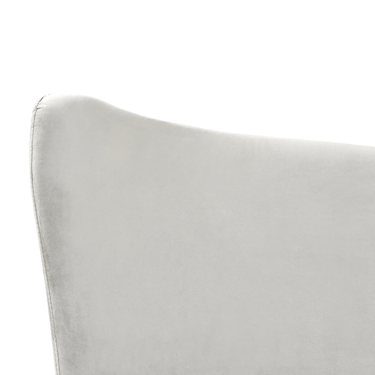 POLSTERBETT 180/200cm Hellgrau Chaleix - Hellgrau, Textil (180/200cm) - Beliani