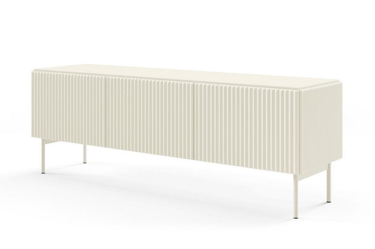 RTV-SCHRANK Tutti Kaschmir, TV-Tisch - Kaschmir, Holzwerkstoff/Metall (147/51/40cm) - Bettso