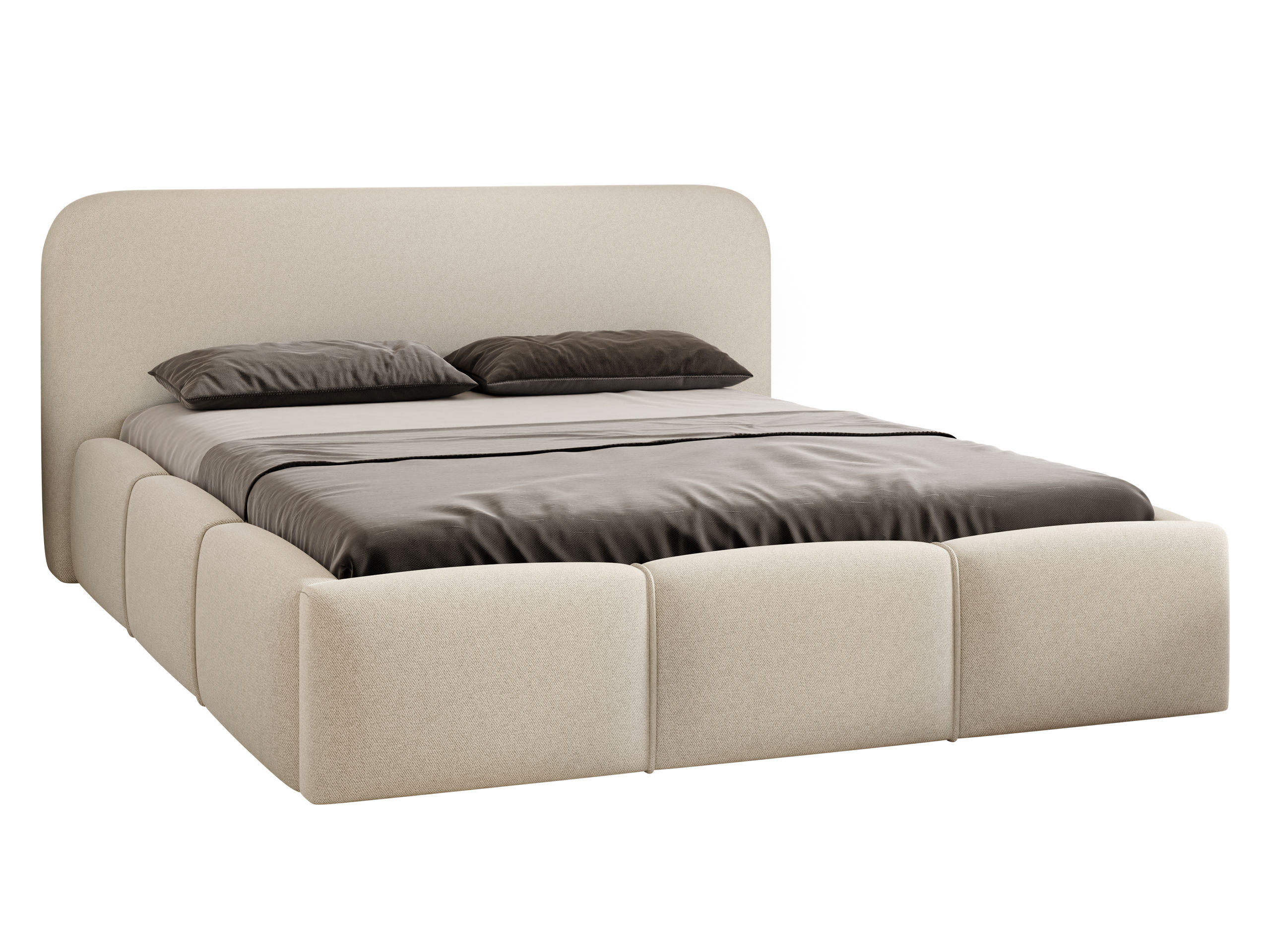 PAT TAPITAT Stokre - culoare naturală/negru, material plastic/material textil (140/200cm) - MIRJAN24