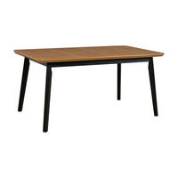 ESSTISCH Oslo 8, 160-200/90 cm, eiche - Wildeiche, Holz (90/160/75cm) - Leaf Design