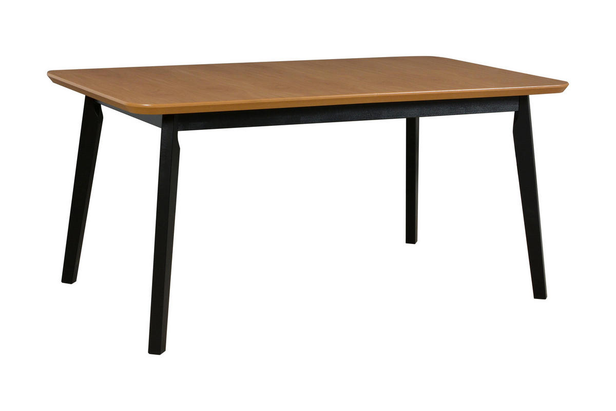 ESSTISCH Oslo 8, 160-200/90 cm, eiche - Wildeiche, Holz (90/160/75cm) - Leaf Design