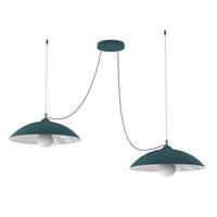 HÄNGELEUCHTE - Blau, Metall (40/40/9cm) - Lumicom