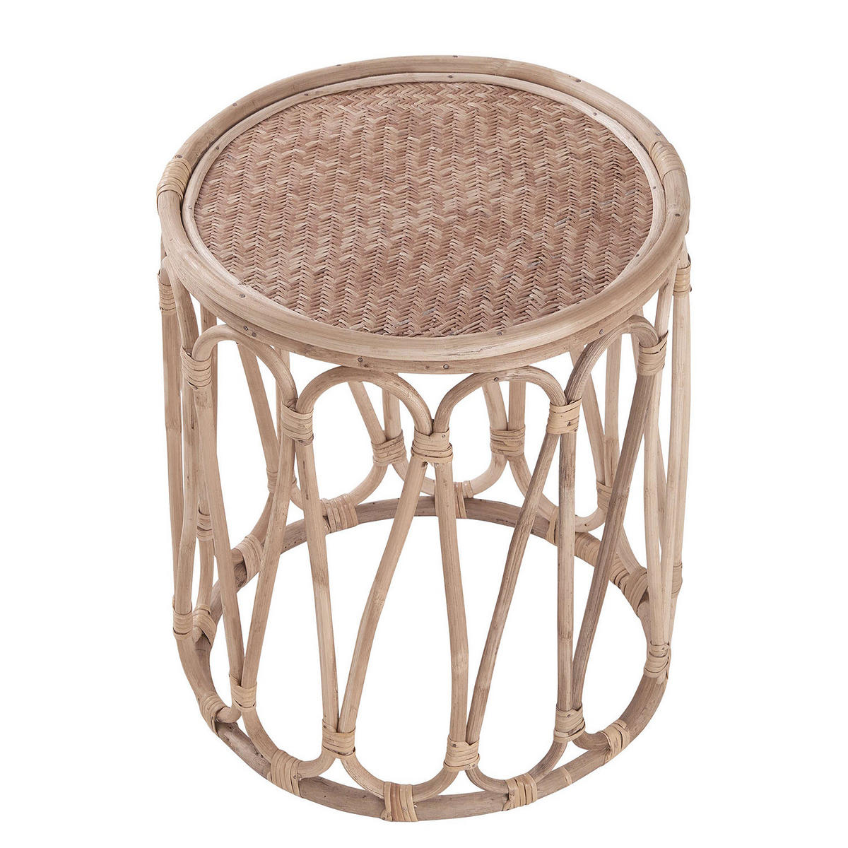 BEISTELLTISCH Lombok - Braun, Holz (40/40/48cm) - Butlers