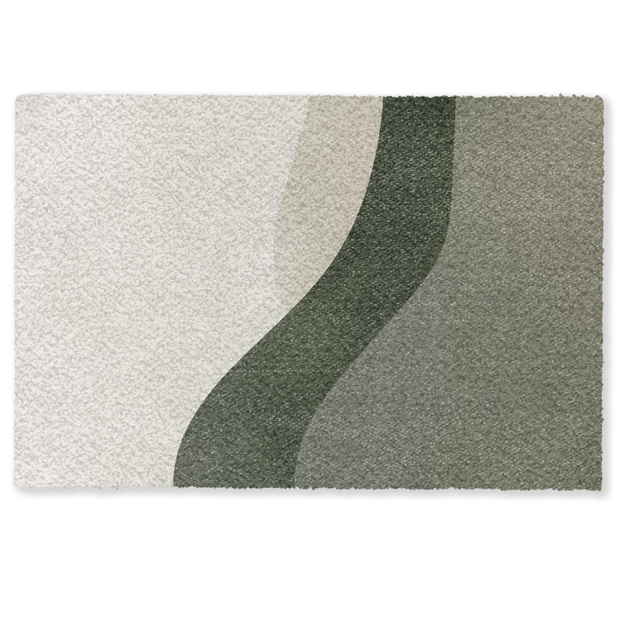 MuchoWow ROHOŽKA Japonsko - Zelená - Abstraktní - Moderní 60x40 cm