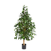 KUNSTBAUM Künstlicher Ficus - Katja 210 cm - Grün, Kunststoff (210cm) - aplanta