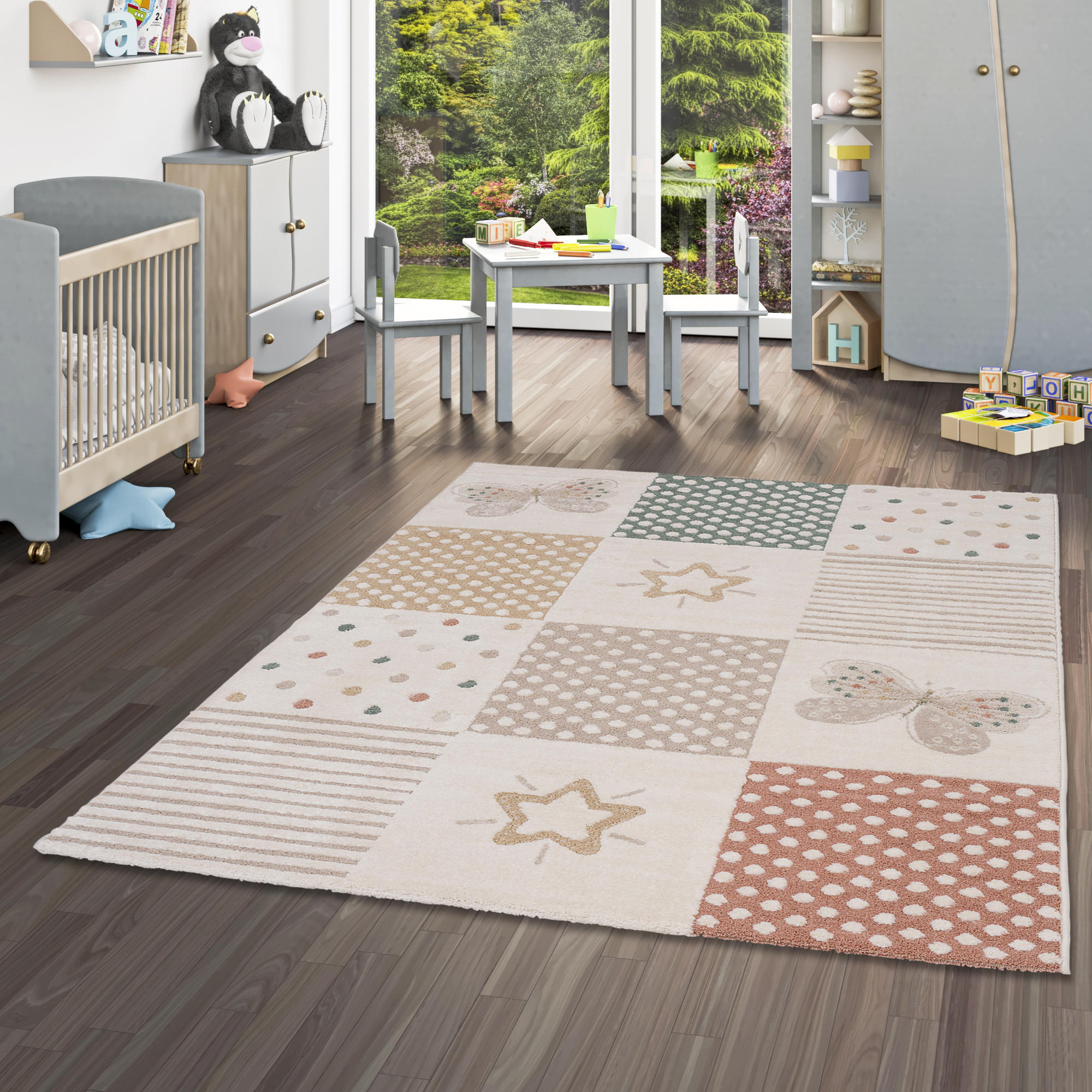 KINDER TEPPICH HAPPY KIDS - Gelb, Textil (80/150cm) - Pergamon