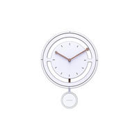 WANDUHR Design Weiß 29/29 cm - Weiß, Holzwerkstoff (0.36/29/1cm) - ONZENO