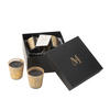 DUFTKERZE M-CHIC - Gold - 20 Std. - 4er set - Goldfarben, Paraffin (6.5/7.5cm) - J-Line