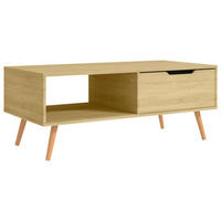 COUCHTISCH Sonoma-Eiche 100x49,5x43 cm Holzwerkstoff - Braun, Holzwerkstoff (100/49.5/43cm) - furnicato