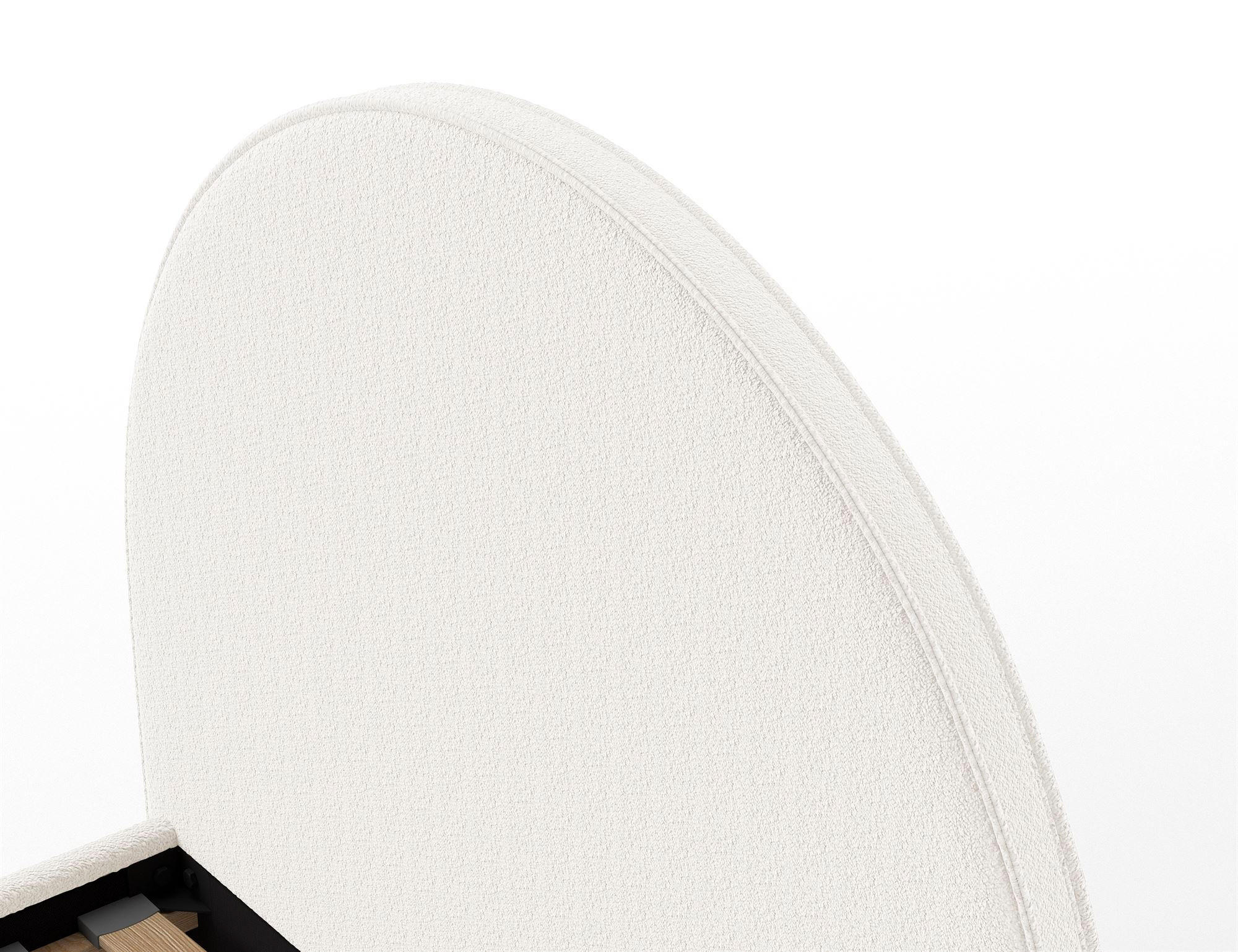 POLSTERBETT Karlotta 97x107x212 aus Holzwerkstoff in Weiß - Weiß, Holzwerkstoff (90/200cm) - 58aufmkessel