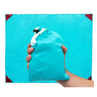 PICKNICKDECKE, 100% Polyester - Türkis, Textil (135/165cm) - Zollner