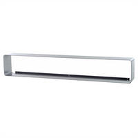 DVD & BLU-RAY REGAL CUBE 120 Metall, Lounge Design silber - Silberfarben, Metall (120/20/15cm) - DESIGN DELIGHTS