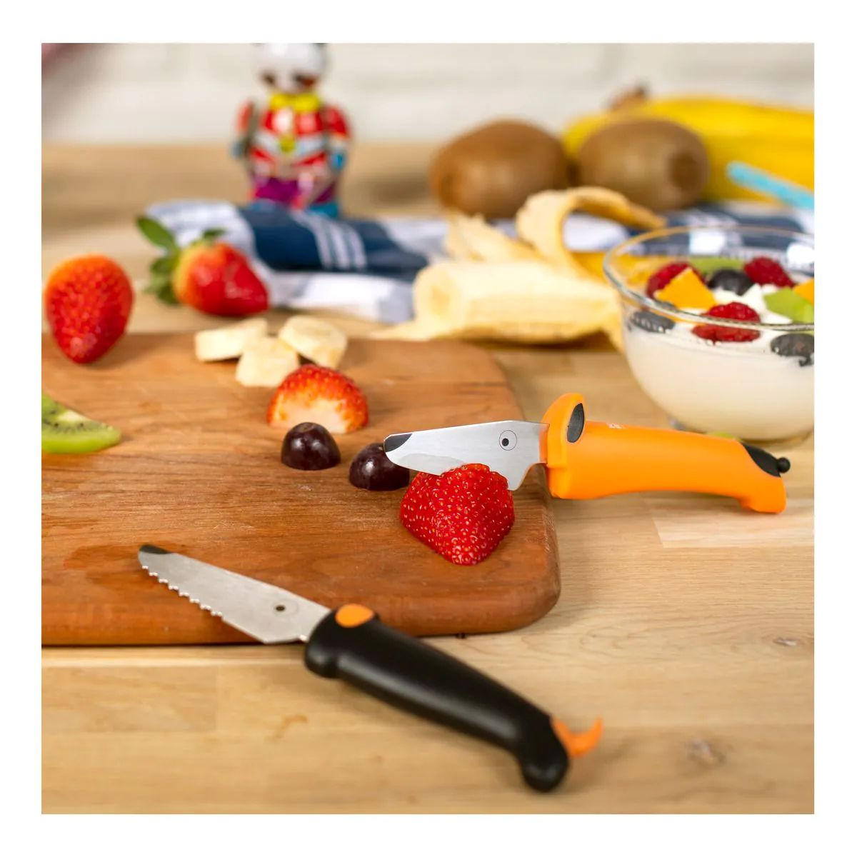 KINDERKITCHEN Messerset 2-teilig/ Kindermesser-Set - Multicolor, Metall (3.7/1.6/16cm) - Kuhn Rikon