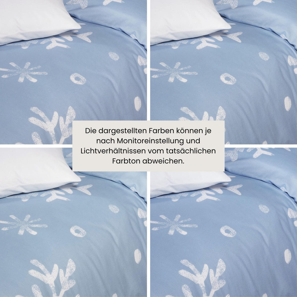 BETTWÄSCHESET Skadi - Feinbiber - 2-teilig - 135x200 cm - Blau - Blau, Textil (135/200cm) - SCHIESSER