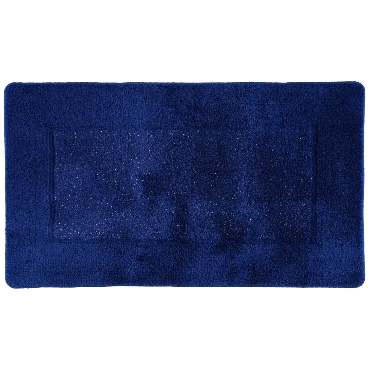 Rhomtuft Badteppich Blau 65x115 cm