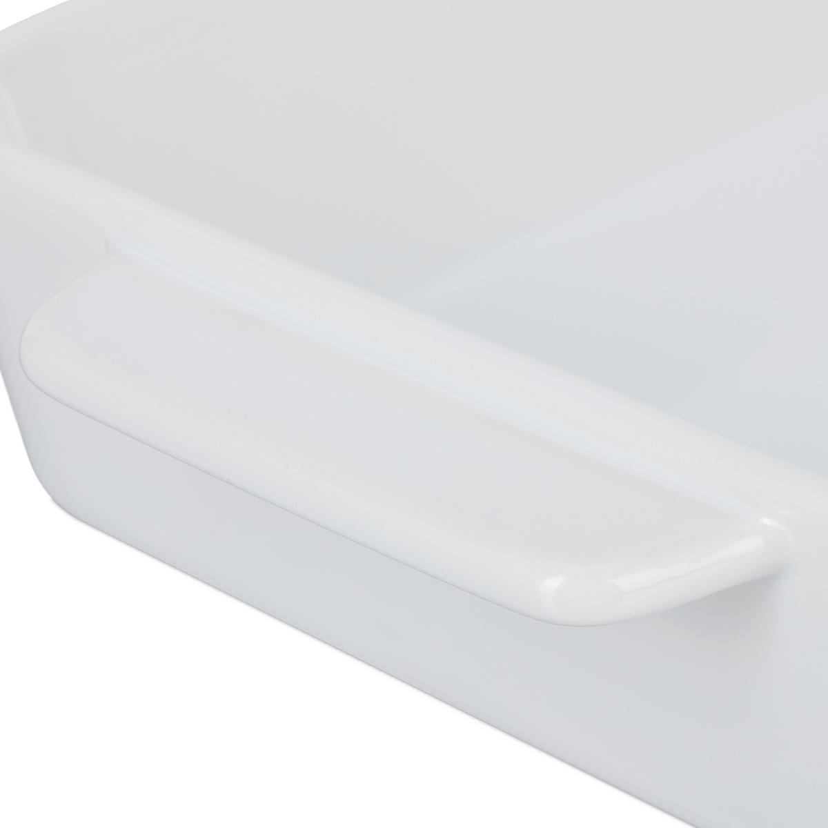 3XPEKÁČ - biela, keramika (20/32/6cm) - Relaxdays