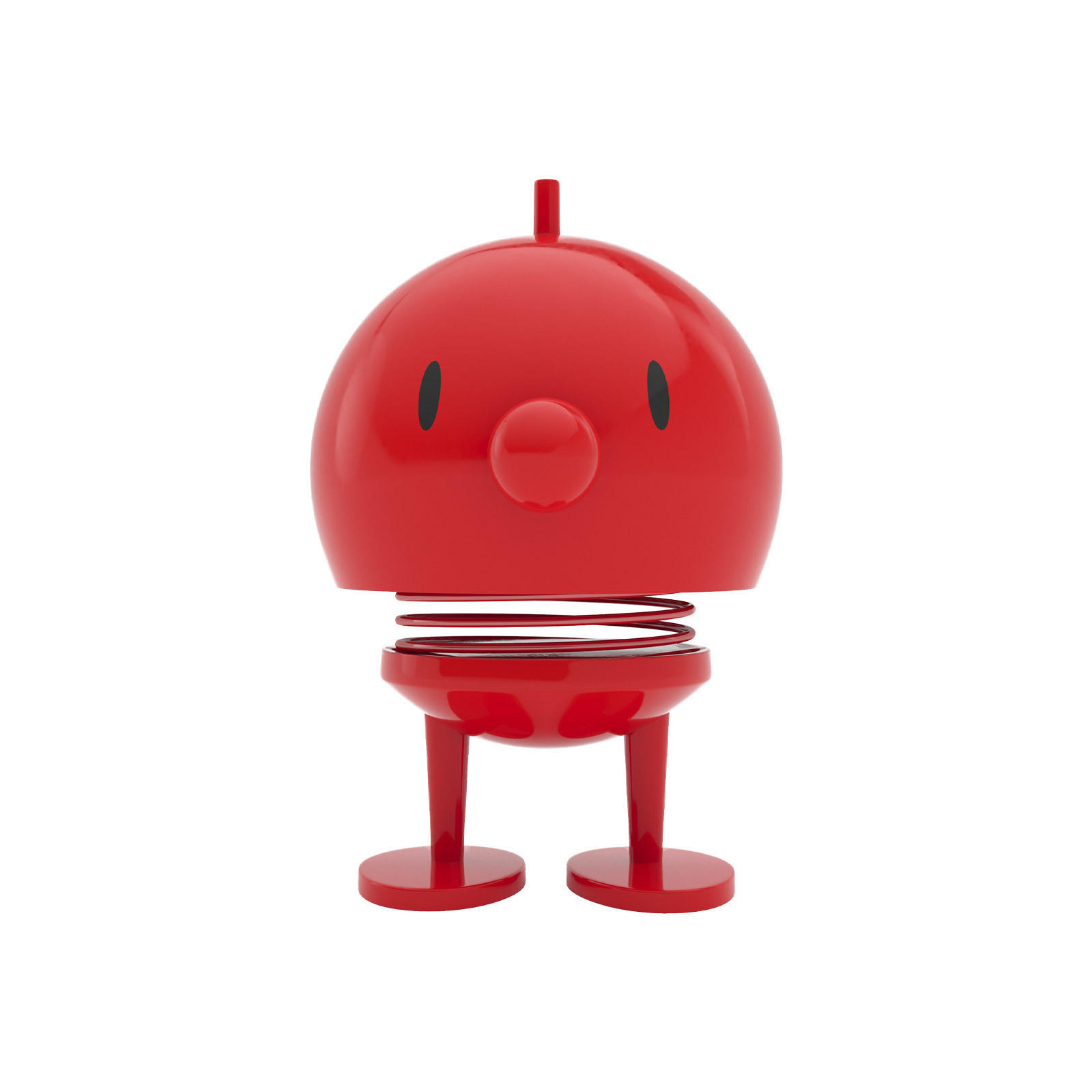 DEKOFIGUR Bumble M rot 10,7 cm - Rot, Kunststoff (8.5/10.7/7.4cm) - Hoptimist