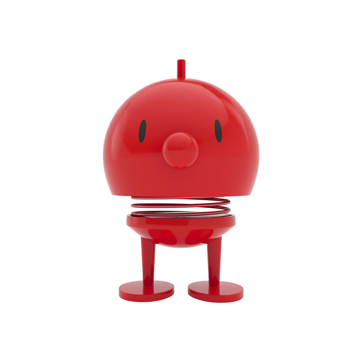DEKOFIGUR Bumble M rot 10,7 cm - Rot, Kunststoff (8.5/10.7/7.4cm) - Hoptimist