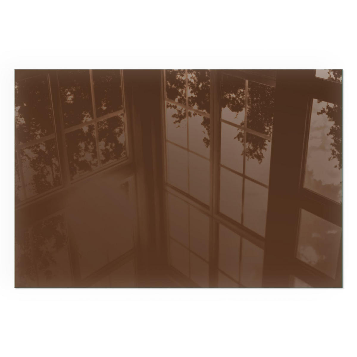 GLASPLATTE für Kamin 120x80 cm - Braun, Glas (120/80/0.4cm) - TULUP