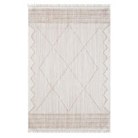 KURZFLOR-TEPPICH Clasico 8931 Beige 120x170 cm - Beige, Textil (120/170cm) - carpet city