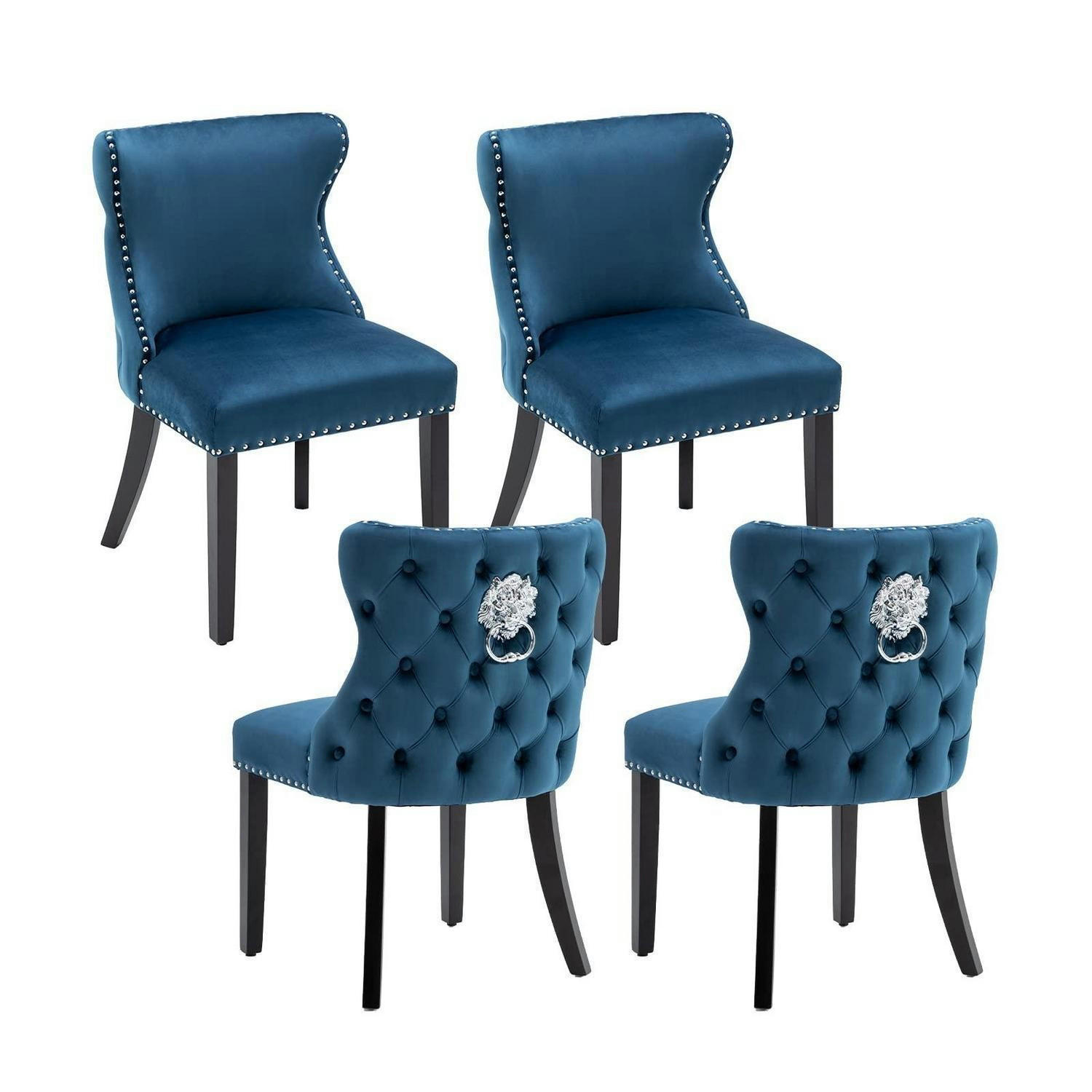 XXXLutz Esszimmerstühle Blau 49x83x52 cm