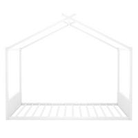 POLSTERBETT Eisen 140/200 cm Weiß - Weiß, Metall - Raumix