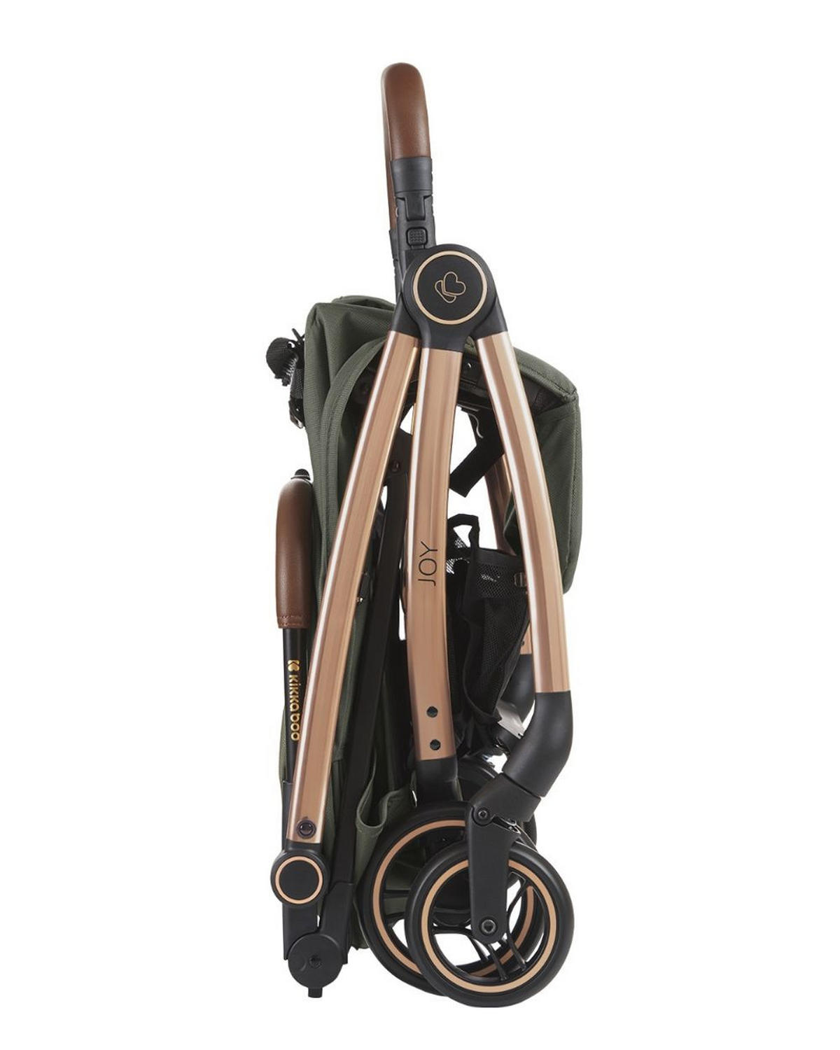 BUGGY Joy grün bis 22 kg, Rückenlehne verstellbar, faltbar - Waldgrün, Metall (68/46/105cm) - Kikka boo